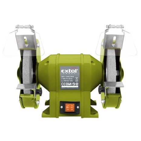 Elektrická dvoukotoučová stolní bruska EXTOL CRAFT 410130