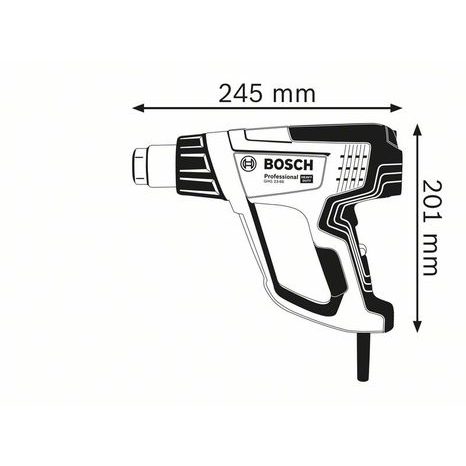 Elektrická horkovzdušná pistole Bosch GHG 23-66 06012A6301 (sada) - 8