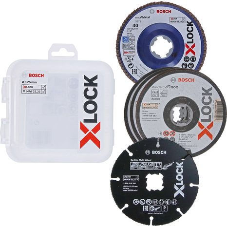 Sada řezných a lamelových kotoučů Bosch X- Lock  2608619374