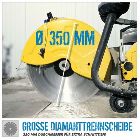 Benzínová řezačka betonu GÜDE GBTS 350 - 8