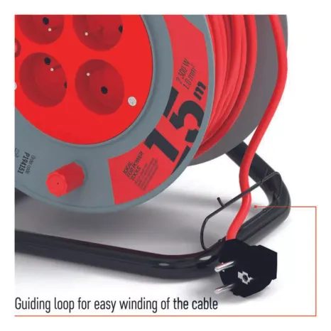 Prodlužovací kabel na bubnu 15 m, 1 mm² EMOS P194151 - 3