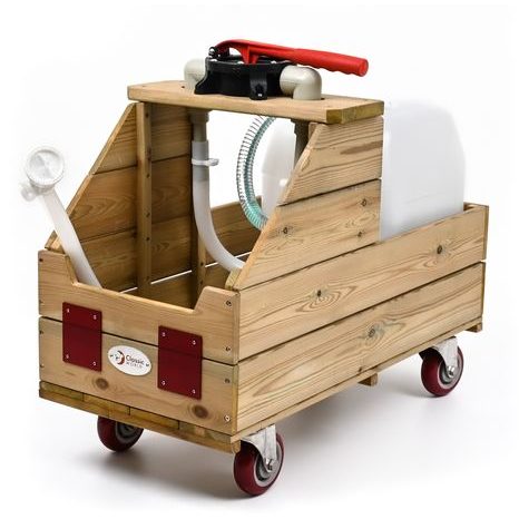 Dřevěný dětský vozík na vodu Classic World - 2