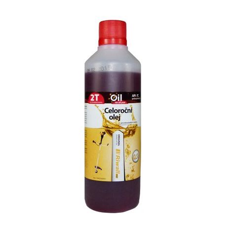 Celoroční olej Riwall pro 2-taktní motory (0.5l)
