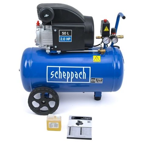 Elektrický olejový kompresor 50 l Scheppach HC 54 - 12