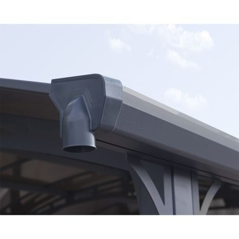 Hliníkový přístřešek s obloukovou střechou Palram Arcadia 5000 - 6