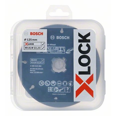 Sada řezných a lamelových kotoučů Bosch X- Lock  2608619374 - 2