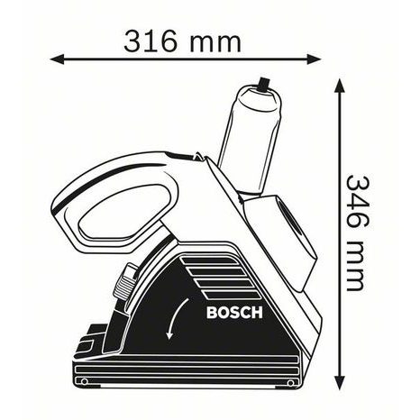 Elektrická drážkovací frézka Bosch GNF 35 CA 0601621708 - 2