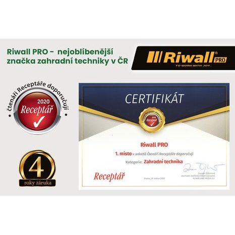 Benzínový multifunkční křovinořez 4v1 Riwall PRO RPMT 520 - 19