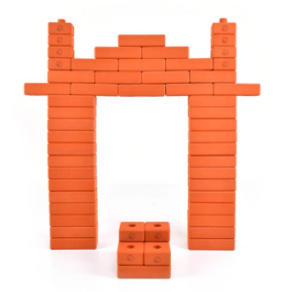 Tehličky Birdito oranžové