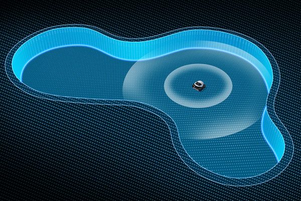 Plánování trasy a navigace robotického vysavače bazénů Dreame Z1