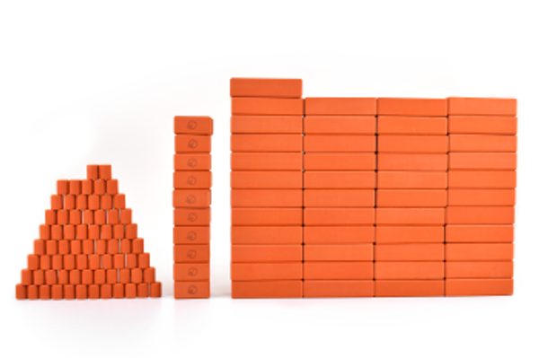 Cihličky Birdito oranžové