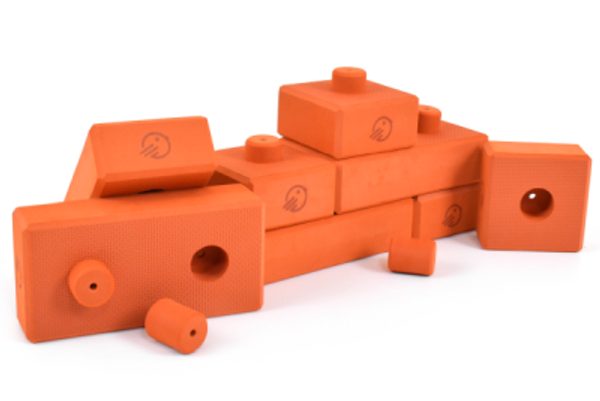 Tehličky Birdito oranžové