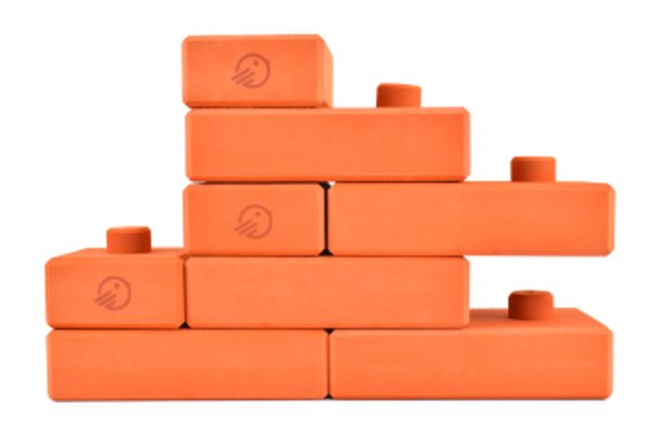 Cihličky Birdito oranžové