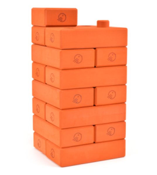 Tehličky Birdito oranžové