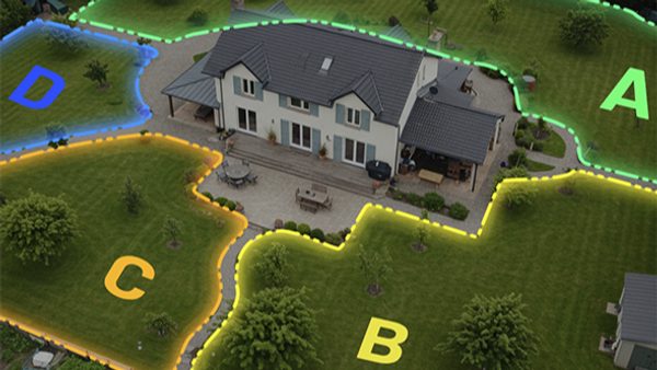 LUBA mini AWD LiDAR - více zón sečení