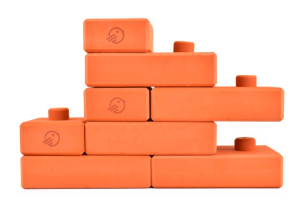 Tehličky Birdito oranžové