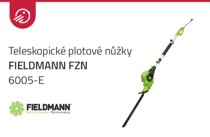 Teleskopické plotové nůžky FIELDMANN FZN 6005-E
