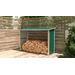 Přístřešek na dřevo G21 WOH 335 - 242 x 89 cm, zelený - 4