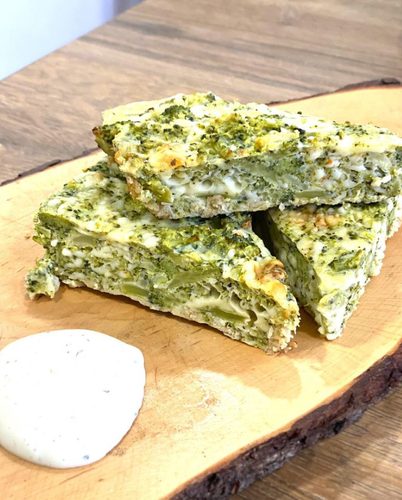 LowCarb brokolicový koláč