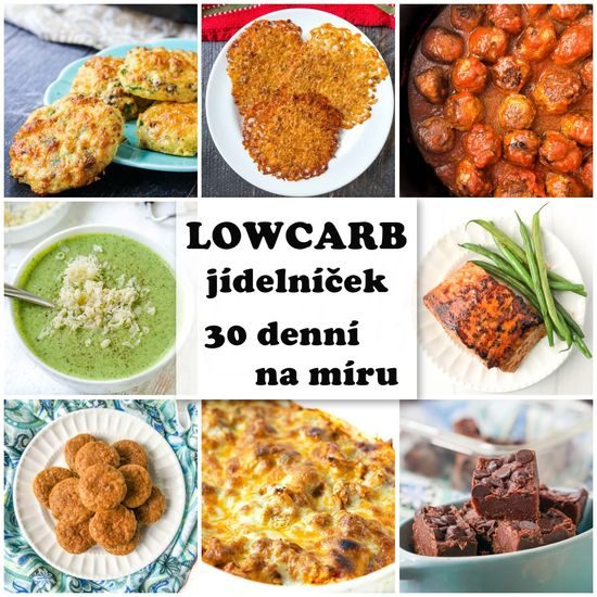 LowCarb jídelníček na míru - 30 denní