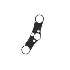 Yoke protector PUIG NAKED 7438U sivá