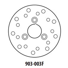 Brzdový kotúč GOLDFREN 903-003F predné 155 mm
