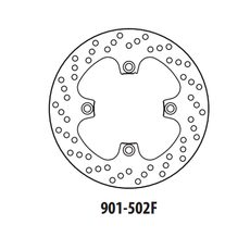 Brzdový kotúč GOLDFREN 901-502F predné 240 mm