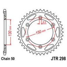Reťazová rozeta JT JTR 298-40 40 zubov,530