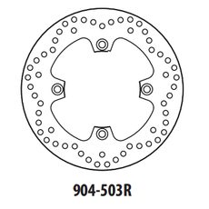 Brzdový kotúč GOLDFREN 904-503R zadná 250 mm