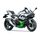 Nová Kawasaki Ninja 7 Hybrid Metallic Bright Silver / Metallic Matte Lime Green / Ebony 2024