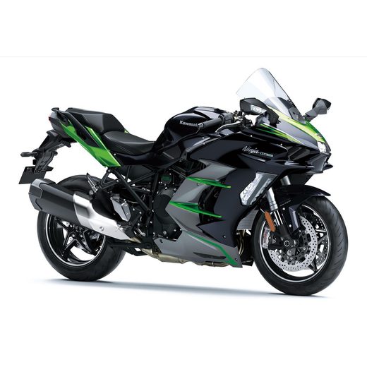 NINJA H2 SX SE EMERALD BLAZED GREEN / METALLIC DIABLO BLACK / METALLIC GRAPHITE GRAY 2024