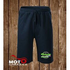 Pánské kraťasy s motivem Kawasaki Bikers CZ- Tmavě Modrá