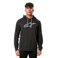 MIKINA AGELESS 2 HOODIE, ALPINESTARS (ŠEDÁ/ČERNÁ)