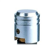 Kovové čepičky ventilků Oxford Piston Stříbrné