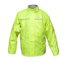 Nepromokavá bunda na motorku BIKETEC Fluo