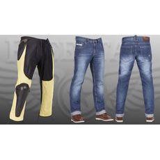 Kevlar Jeans Cafe Racer s chrániči FreeStar - Výprodej