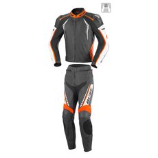 Büse Kožená kombinéza Silverstone Pro Černá/Oranžová