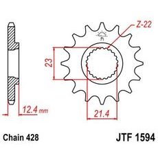Řetězové kolečko JT JTF 1594-15 15 zubů, 428