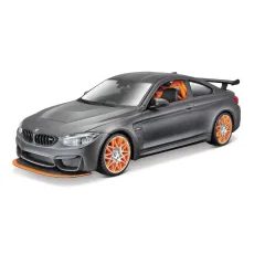 MAISTO - BMW M4 GTS, MATNÁ KOVOVĚ ŠEDÁ, ASSEMBLY LINE, 1:24