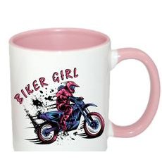 Hrníček s motivem Bike Girl