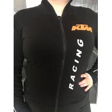 Dámská mikina na zip s motivem KTM Racing - Černá - Výprodej