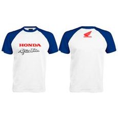 Pánské triko s motivem Honda Africa - Královsky Modrá/Bílá