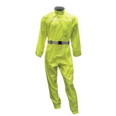 Nepromokavá kombinéza na motorku Biketec Fluo