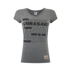 Dámské triko Kawasaki Heritage Grey - Výprodej