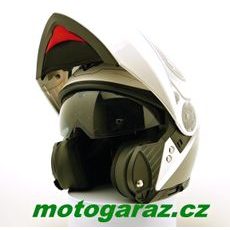 Přilba Yohe 950-16 White/Grey Vyklápěcí helma na motorku