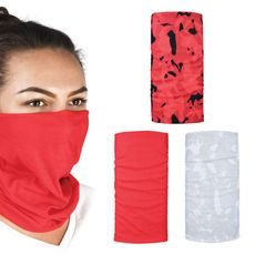 Sada multifunkčních šátků Oxford Comfy Havoc Red Šátek