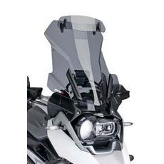 Plexi štít PUIG TOURING WITH VISOR 6504H kouřová