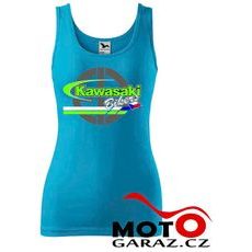 Dámské klubové tílko Kawasaki Bikers CZ - Tyrkysová