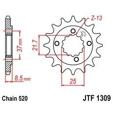 Řetězové kolečko JT JTF 1309-13 13 zubů, 520