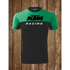 Pánské triko s motivem KTM Racing 1 - Zelené